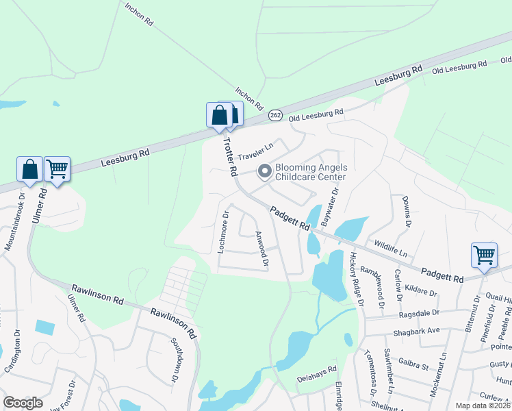 map of restaurants, bars, coffee shops, grocery stores, and more near 3925 Trotter Road in Columbia