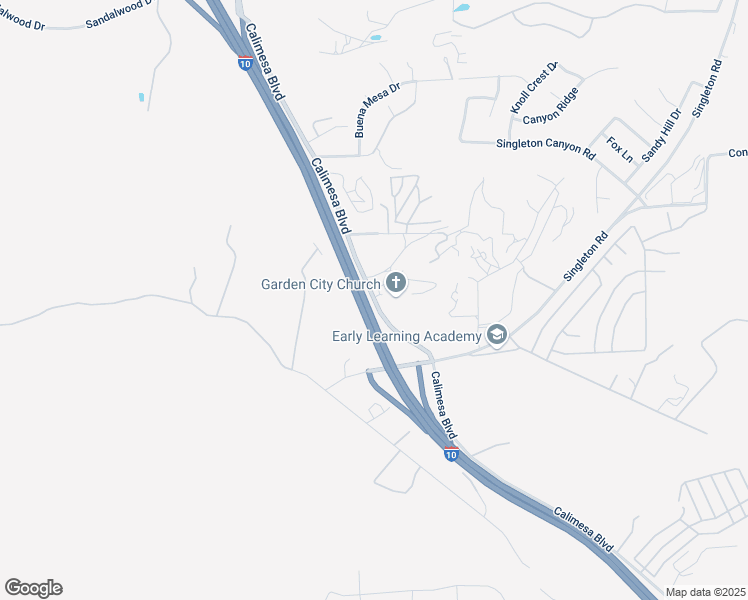 map of restaurants, bars, coffee shops, grocery stores, and more near Christopher Columbus Transcontinental Hwy in Calimesa