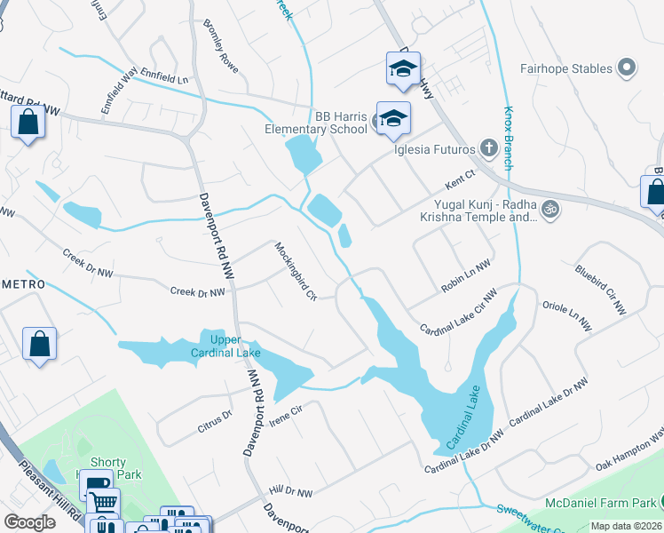 map of restaurants, bars, coffee shops, grocery stores, and more near 3006 Cardinal Lake Circle Northwest in Duluth