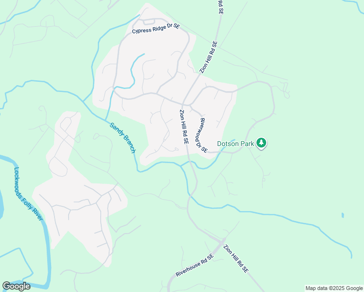 map of restaurants, bars, coffee shops, grocery stores, and more near 497 Broomsedge Court Southeast in Bolivia