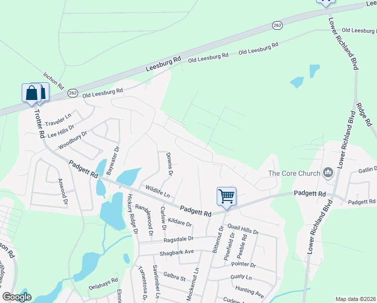 map of restaurants, bars, coffee shops, grocery stores, and more near 8 Sawdust Ct in Columbia