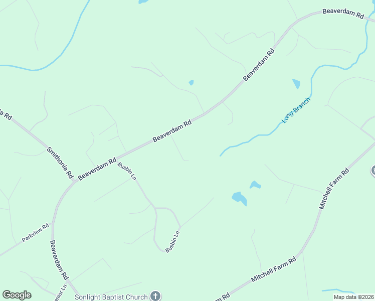 map of restaurants, bars, coffee shops, grocery stores, and more near 2246 Beaverdam Road in Colbert