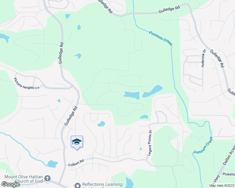 map of restaurants, bars, coffee shops, grocery stores, and more near 193 Thompson Ridge Lane in Dallas