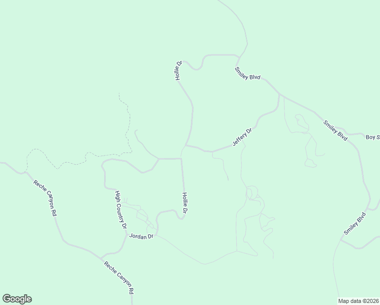 map of restaurants, bars, coffee shops, grocery stores, and more near 9440 Hollie Drive in Redlands