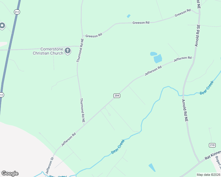 map of restaurants, bars, coffee shops, grocery stores, and more near 91 Jefferson Rd in Statham