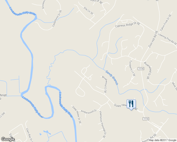 map of restaurants, bars, coffee shops, grocery stores, and more near 417 Autumn Chase Southeast in Bolivia