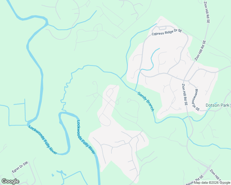 map of restaurants, bars, coffee shops, grocery stores, and more near 1575 Beaver Dam Court Southeast in Bolivia
