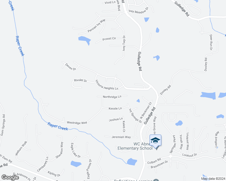 map of restaurants, bars, coffee shops, grocery stores, and more near 93 Victoria Heights Lane in Dallas