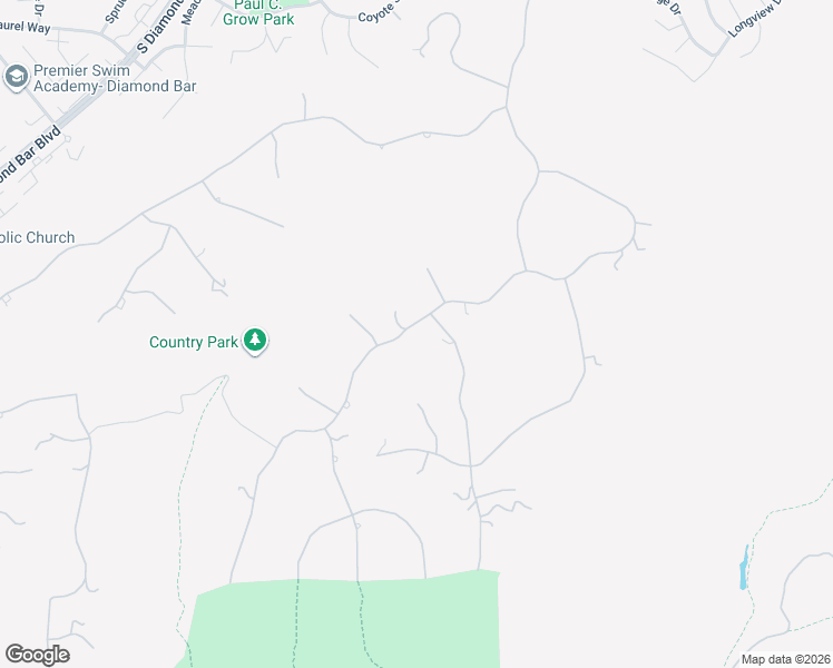 map of restaurants, bars, coffee shops, grocery stores, and more near 2346 Indian Creek Road in Diamond Bar