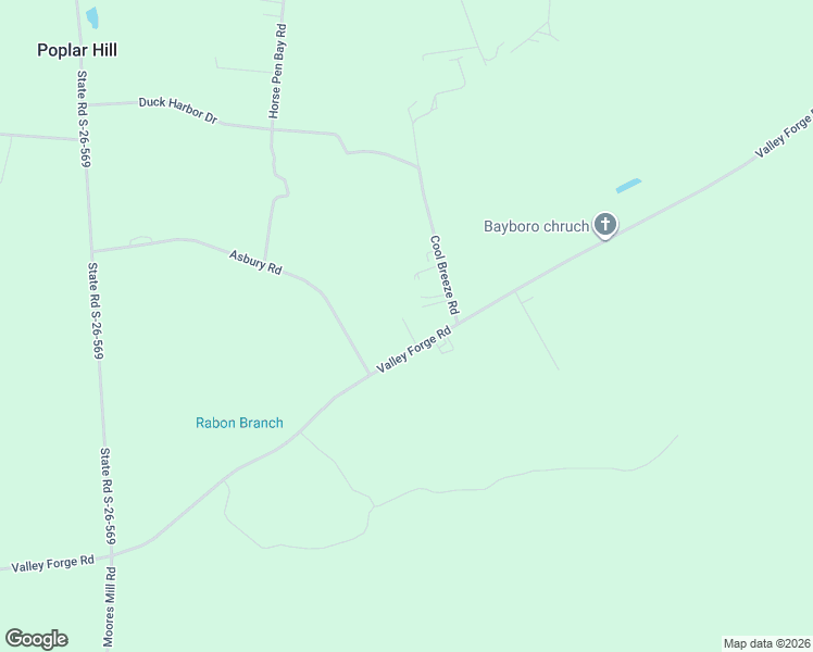 map of restaurants, bars, coffee shops, grocery stores, and more near 3820 Valley Forge Road in Aynor