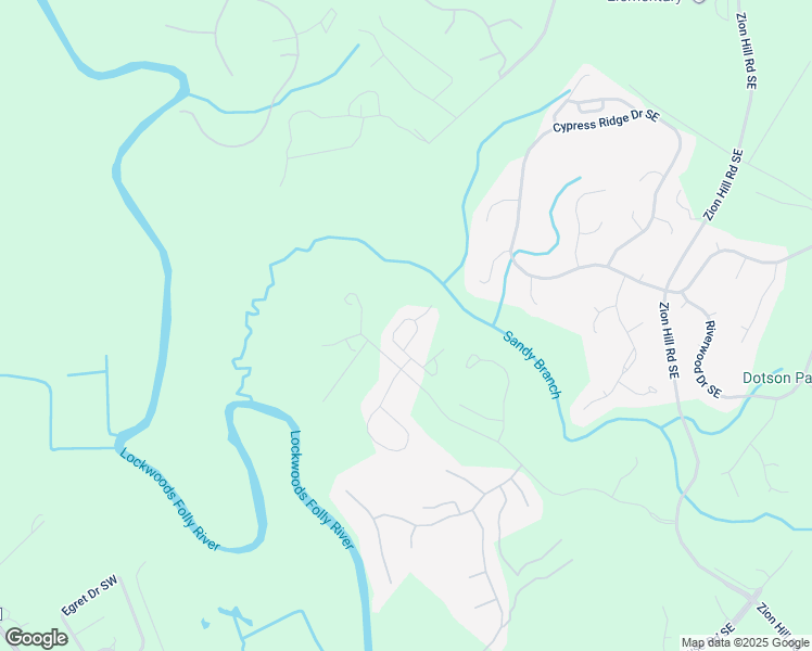 map of restaurants, bars, coffee shops, grocery stores, and more near 426 Autumn Chase Southeast in Bolivia