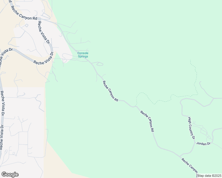 map of restaurants, bars, coffee shops, grocery stores, and more near Reche Canyon Road in Colton