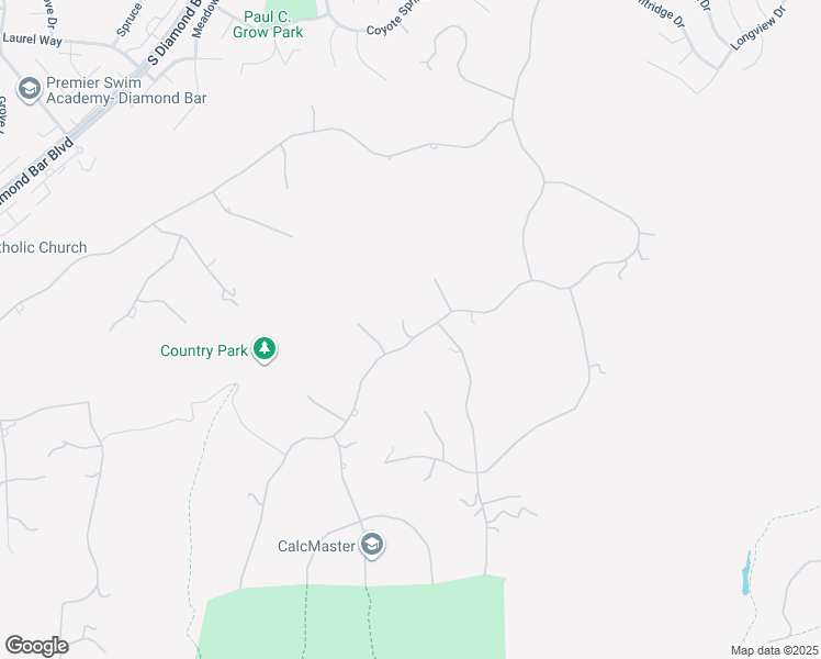 map of restaurants, bars, coffee shops, grocery stores, and more near 2351 Indian Creek Road in Diamond Bar