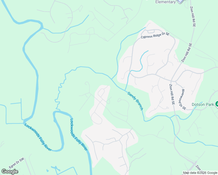 map of restaurants, bars, coffee shops, grocery stores, and more near 1575 Beaver Dam Court Southeast in Bolivia