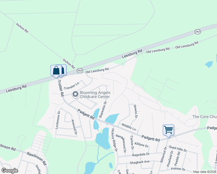 map of restaurants, bars, coffee shops, grocery stores, and more near 3728 Baywater Drive in Columbia