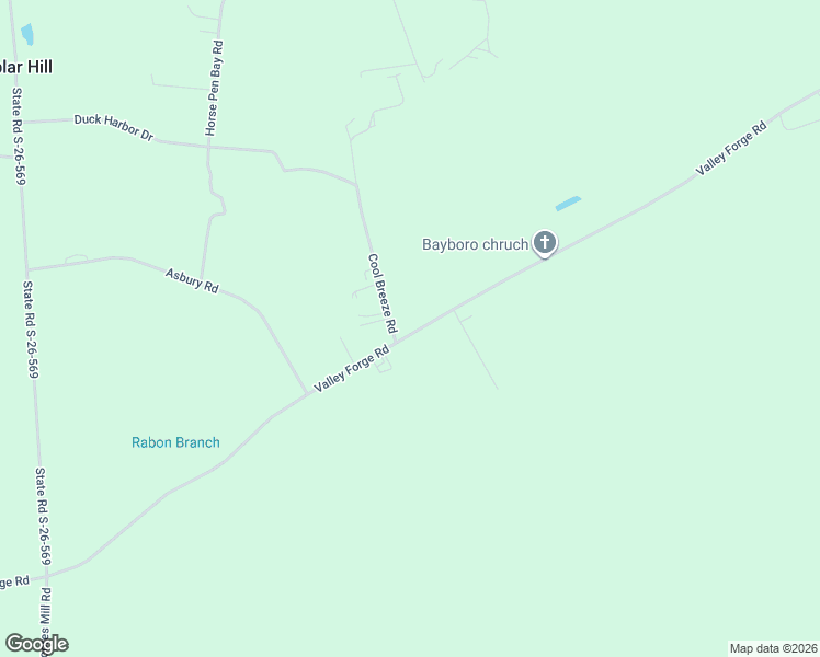 map of restaurants, bars, coffee shops, grocery stores, and more near 3786 Valley Forge Road in Aynor