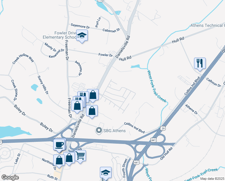 map of restaurants, bars, coffee shops, grocery stores, and more near 9-11 Chrisaren Lane in Athens