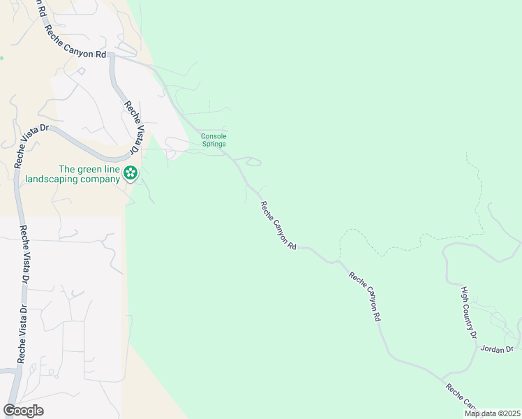 map of restaurants, bars, coffee shops, grocery stores, and more near 9355 Reche Canyon Road in Colton