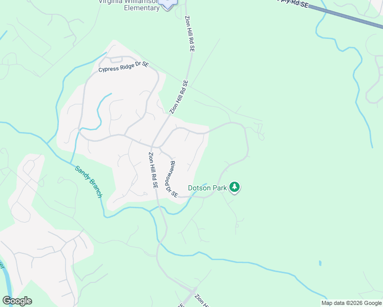 map of restaurants, bars, coffee shops, grocery stores, and more near 1513 Hidden Oaks Lane Southeast in Bolivia