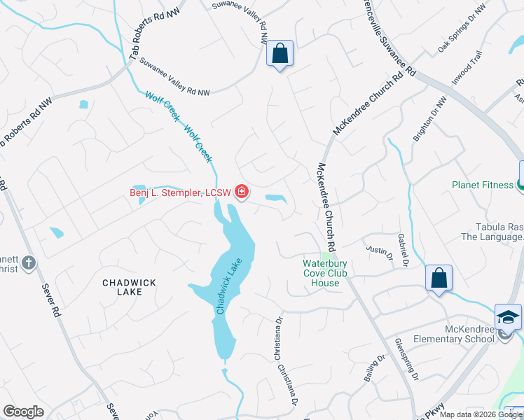 map of restaurants, bars, coffee shops, grocery stores, and more near 1020 Tunbridge Court in Lawrenceville