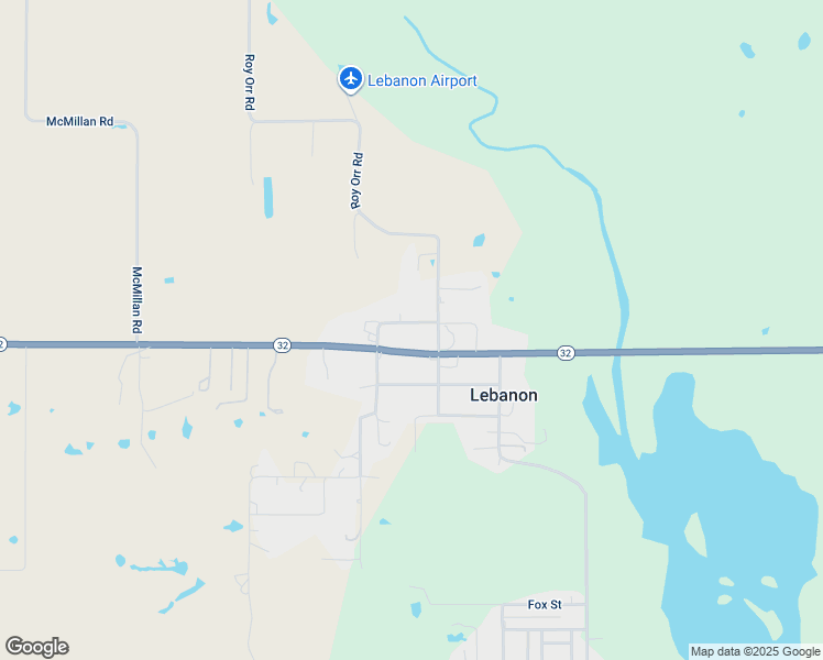 map of restaurants, bars, coffee shops, grocery stores, and more near 426-438 Oklahoma 32 in Lebanon