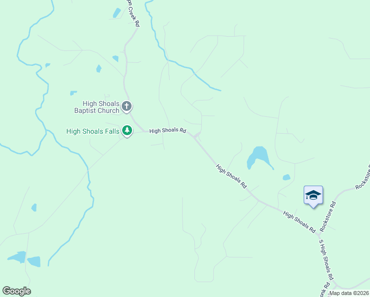map of restaurants, bars, coffee shops, grocery stores, and more near 1891 High Shoals Road in Dallas