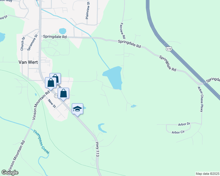 map of restaurants, bars, coffee shops, grocery stores, and more near in Rockmart