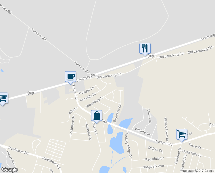map of restaurants, bars, coffee shops, grocery stores, and more near 3716 Lee Hills Drive in Columbia