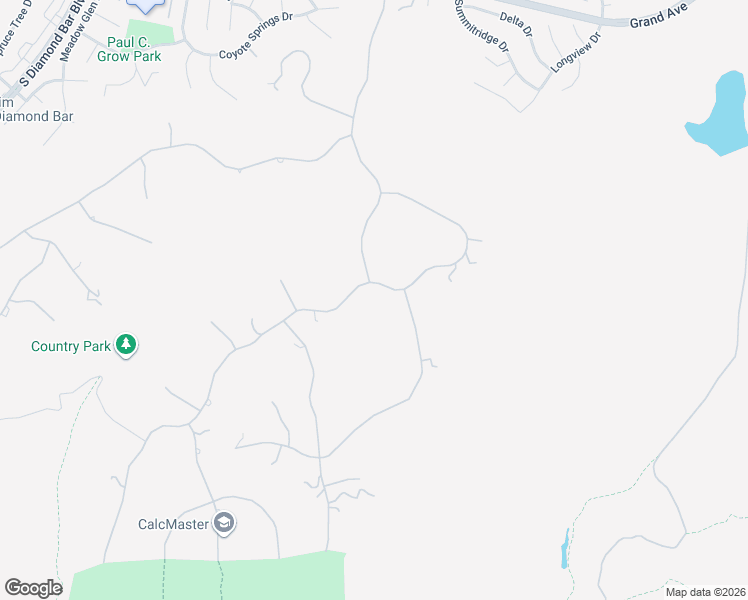 map of restaurants, bars, coffee shops, grocery stores, and more near 2182 Indian Creek Road in Diamond Bar