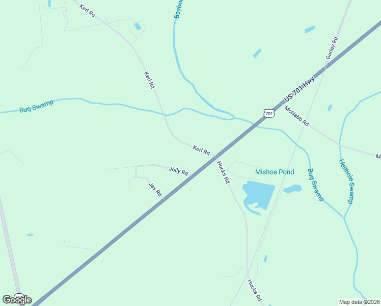 map of restaurants, bars, coffee shops, grocery stores, and more near 7762 Kerl Road in Conway