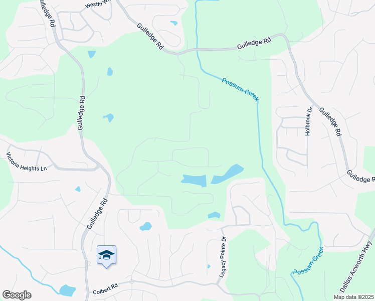 map of restaurants, bars, coffee shops, grocery stores, and more near 2978-2980 Dooley Road in Dallas