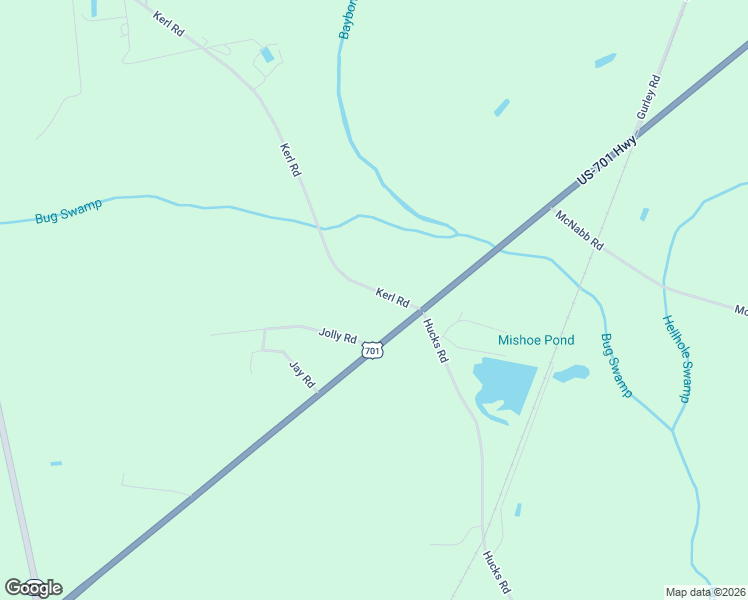 map of restaurants, bars, coffee shops, grocery stores, and more near 7762 Kerl Road in Conway