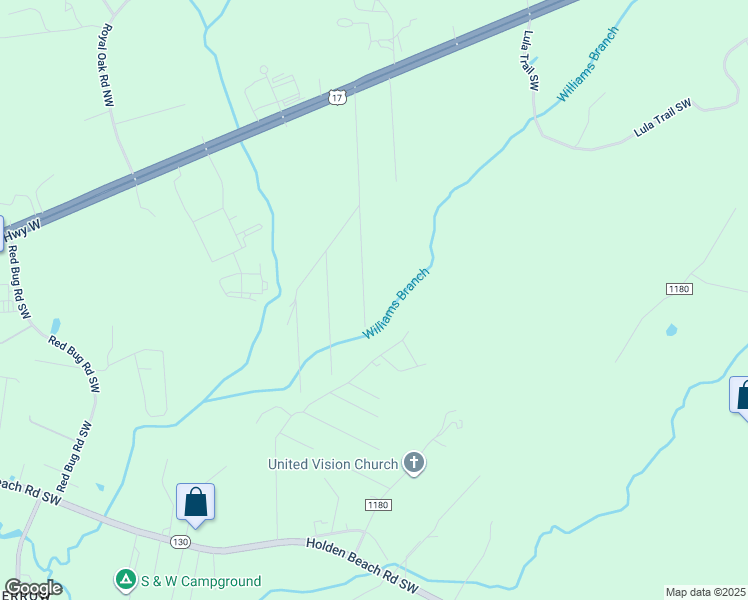 map of restaurants, bars, coffee shops, grocery stores, and more near 222 Sherrow Estate Street Southwest in Brunswick