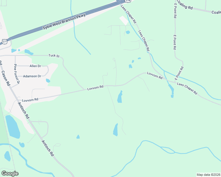 map of restaurants, bars, coffee shops, grocery stores, and more near 410 Lovvorn Road in Cedartown