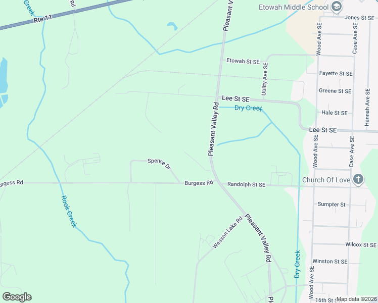 map of restaurants, bars, coffee shops, grocery stores, and more near 154 Trina Drive in Attalla