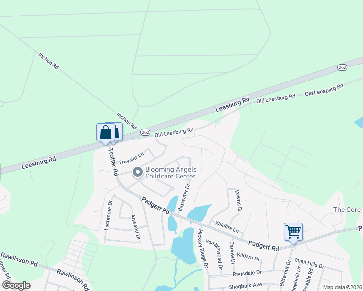 map of restaurants, bars, coffee shops, grocery stores, and more near 3718 Old Leesburg Road in Columbia