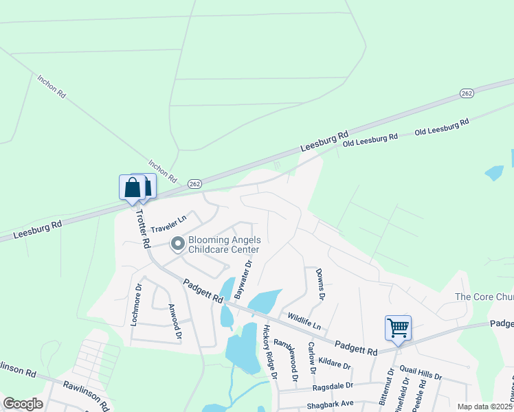 map of restaurants, bars, coffee shops, grocery stores, and more near 3821 Woodbury Drive in Columbia