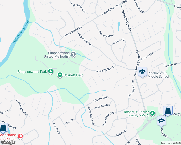 map of restaurants, bars, coffee shops, grocery stores, and more near in Berkeley Lake