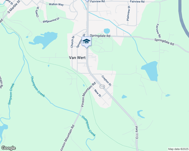 map of restaurants, bars, coffee shops, grocery stores, and more near 400 Atlanta Highway in Rockmart