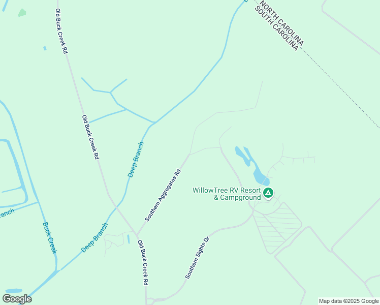 map of restaurants, bars, coffee shops, grocery stores, and more near Southern Aggregates Road in Longs