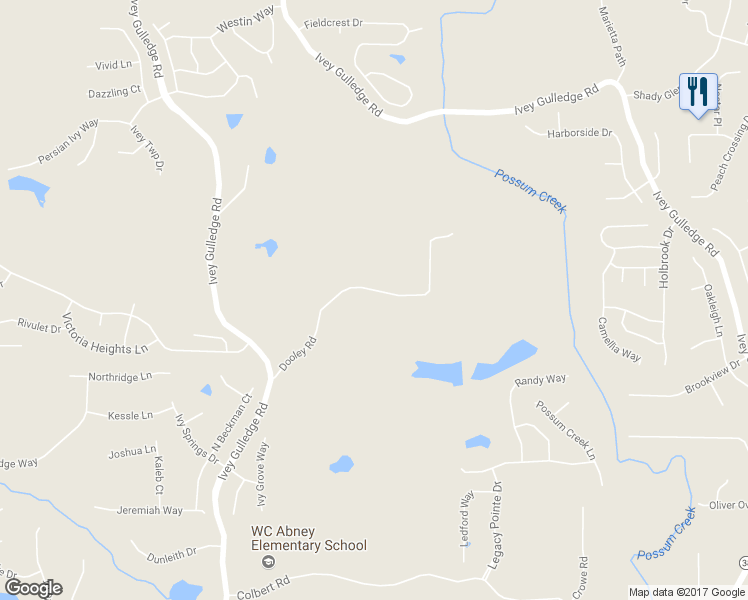 map of restaurants, bars, coffee shops, grocery stores, and more near 374 Dooley Road in Dallas