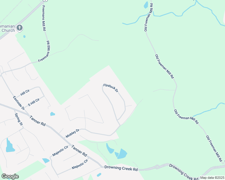 map of restaurants, bars, coffee shops, grocery stores, and more near 540 Flintlock Drive in Dacula