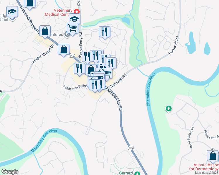 Bridge Road & Barnwell Road, Roswell GA Walk Score