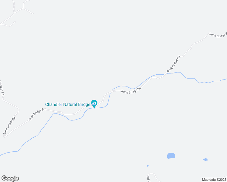 map of restaurants, bars, coffee shops, grocery stores, and more near Rock Bridge Road in Gallant