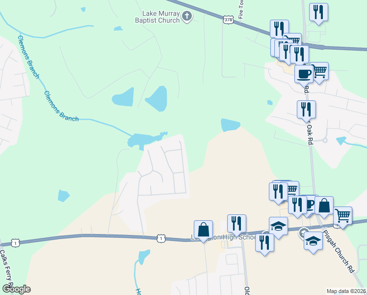 map of restaurants, bars, coffee shops, grocery stores, and more near 240 Crimson Oak Drive in Lexington