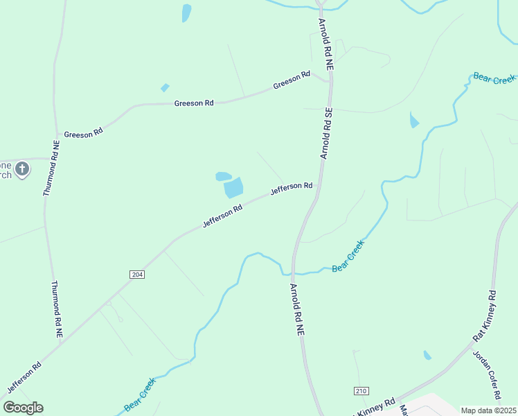 map of restaurants, bars, coffee shops, grocery stores, and more near 24A Jefferson Road in Statham