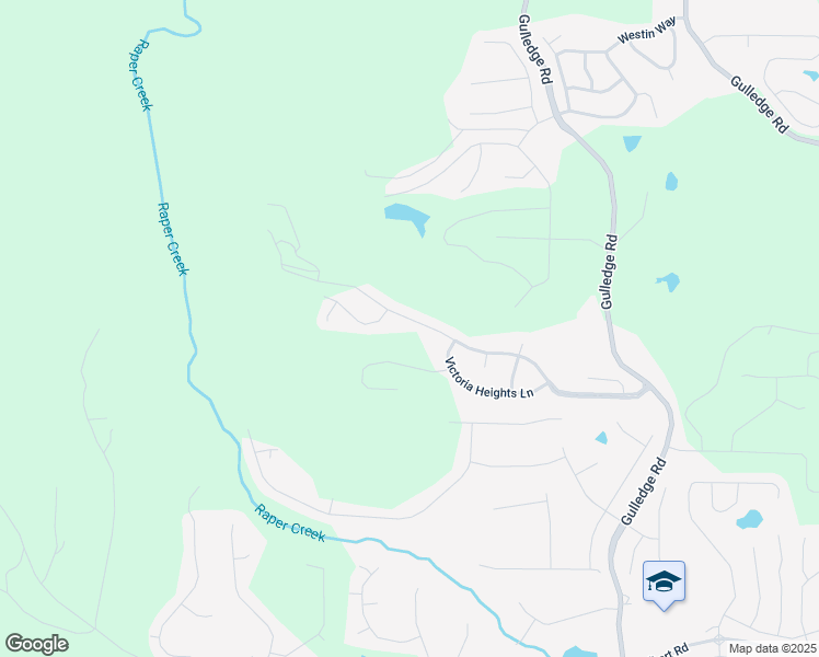 map of restaurants, bars, coffee shops, grocery stores, and more near 601 Victoria Heights Drive in Dallas