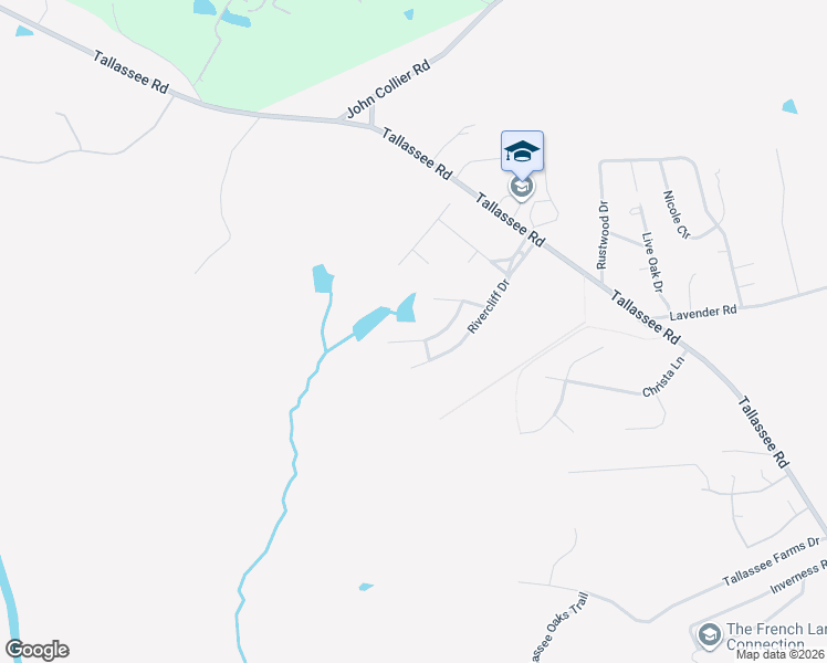 map of restaurants, bars, coffee shops, grocery stores, and more near 150 Lake Forest Drive in Athens