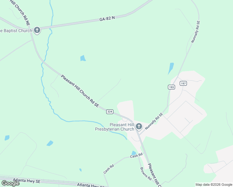 map of restaurants, bars, coffee shops, grocery stores, and more near 1277 Wentworth Cove Court in Winder