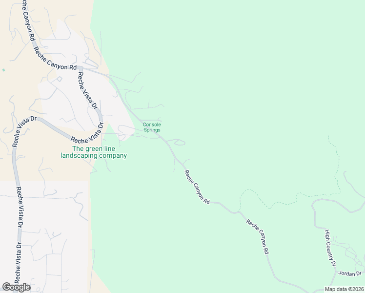 map of restaurants, bars, coffee shops, grocery stores, and more near 9200 Reche Canyon Road in Colton